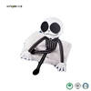 Russia dark devil stuffed black jack skeleton plush toy