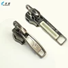 Factory wholesale custom Low price dual channel metal zipper pulls