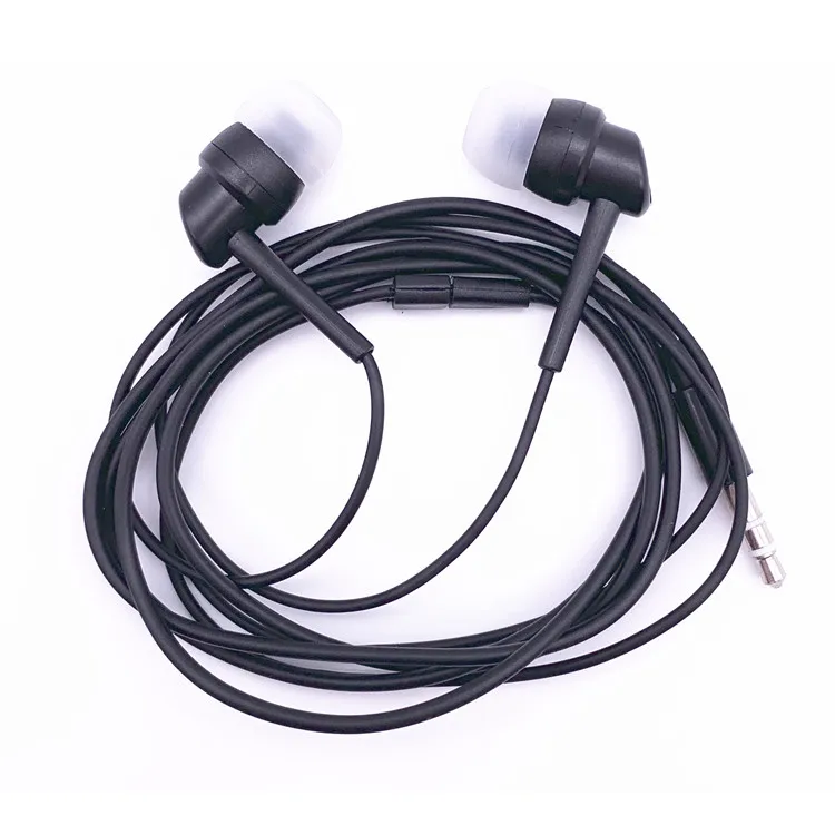 

High Quality Good Sound Black Round Cord 3.5mm In-Ear Radio Earpiece Earplug