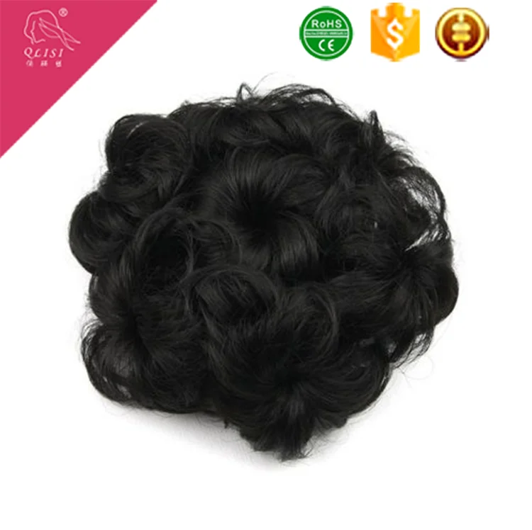 Flower Chignon Synthetic Hair Buns Hairpieces Fake Clip In Hair Bun