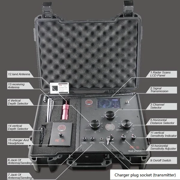 Long Range Metal Detector EPX-10000 50M Underground Gold Treasure Finder