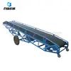 Baisheng 50kg bags Truck Loading mobile rubber belt Conveyor For Sale