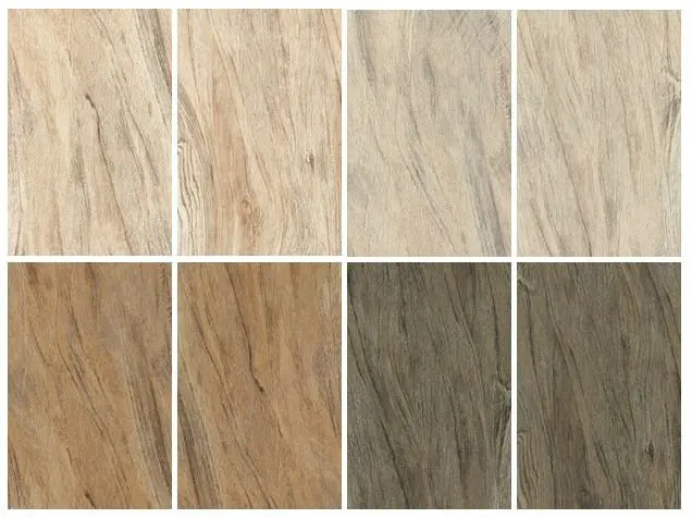 Petrified floor imitating wood tile and slabs