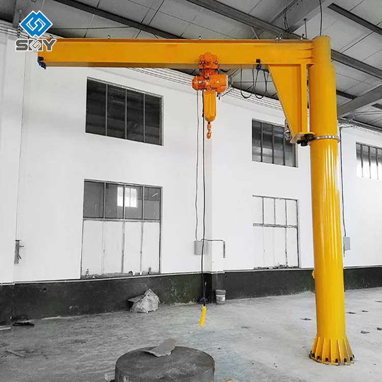 1 Ton Small Floor Mounted Jib Crane Price Buy Small Jib Crane,Floor