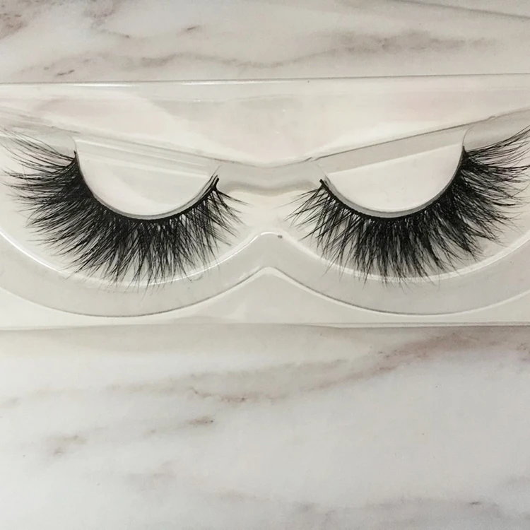 

wholesale premium mink silk lashes extension false 3d mink eyelash with custom eyelash packaging box, Natural black