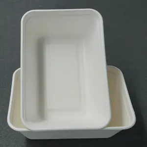 Image of 250g Organic Vegetable Container Fruit punnet Biodegradable and Compostable Deep Container