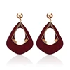China Direct Modern Wooden Jewelry Gold Stud Beautiful Earrings For Girls