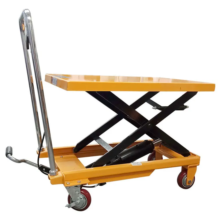 

1m 3 meter hydraulic pallet scissor lift trolley table lift up mechanism