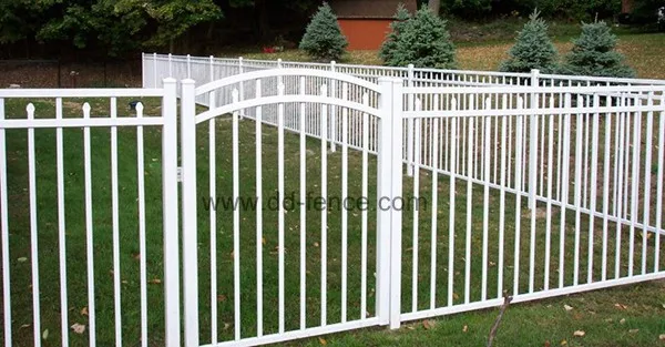 cheap Smooth Top Rail Ornamental Aluminum Fence with high quality
