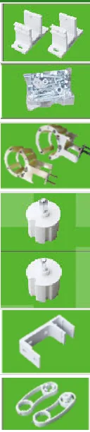 Support tube  for awning components