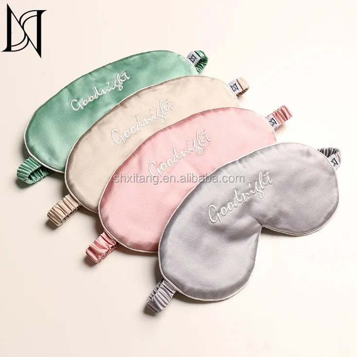 

New Style Natural Silk Soft Sleep Personalized Eye Mask And Eye shade Daytime Dream Sleep Eyepatch