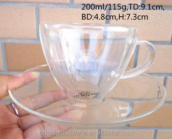 clear glass coffee mugs 12 oz