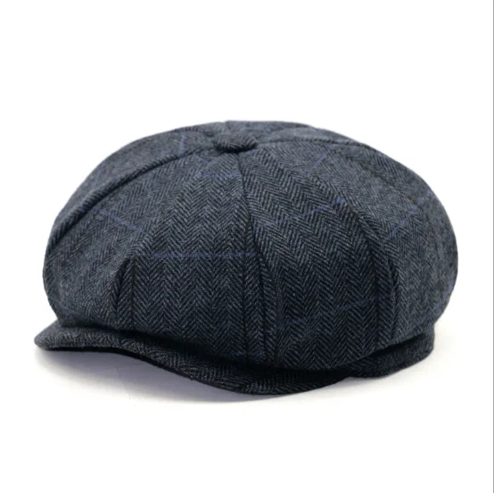 
High quality 100% wool winter beret hats caps wholesale beret for Mens Winter Outdoor Cheap Ivy Cap Beret Cap Hat 