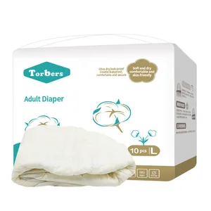Wholesale printed soft care free sample thick adl disposable adult diaper