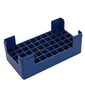 white/blue/yellow/red plastic box for putting shuttle