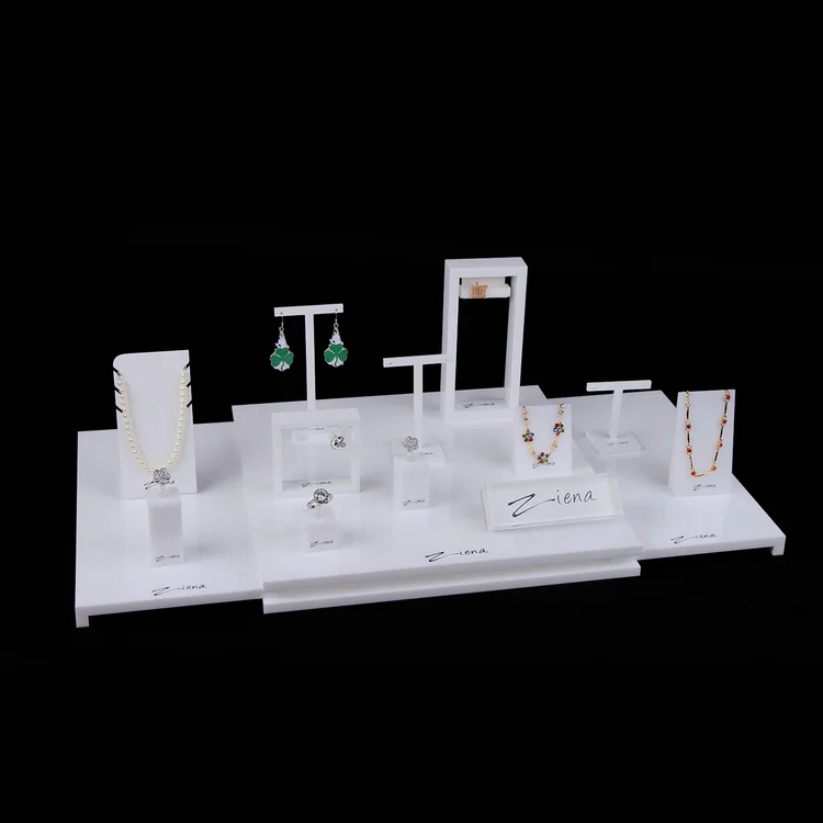 Customized Acrylic Jewellery Display Acrylic Jewelry Rotating Display