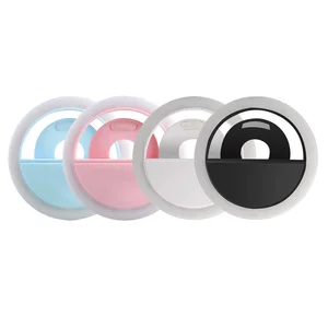 2019 Selfie Portable LED Ring Fill Light selfie flash ring light for living program