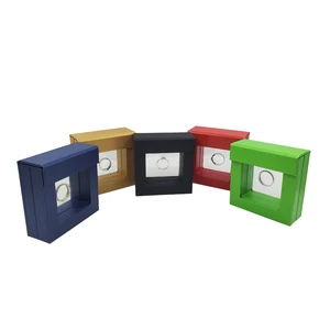 2019 Double Sided Floating Display Frame  Medal PE Transparent Jewelry Box