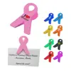 Wholesale office supplier high quality new innvovated design solid color durable plastic AIDS shaped fridge magnetic clip