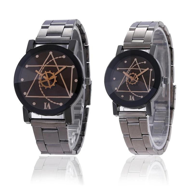 

Hot style watch authentic couples compass turntable British personality lovers men women fashion table wrist clocks