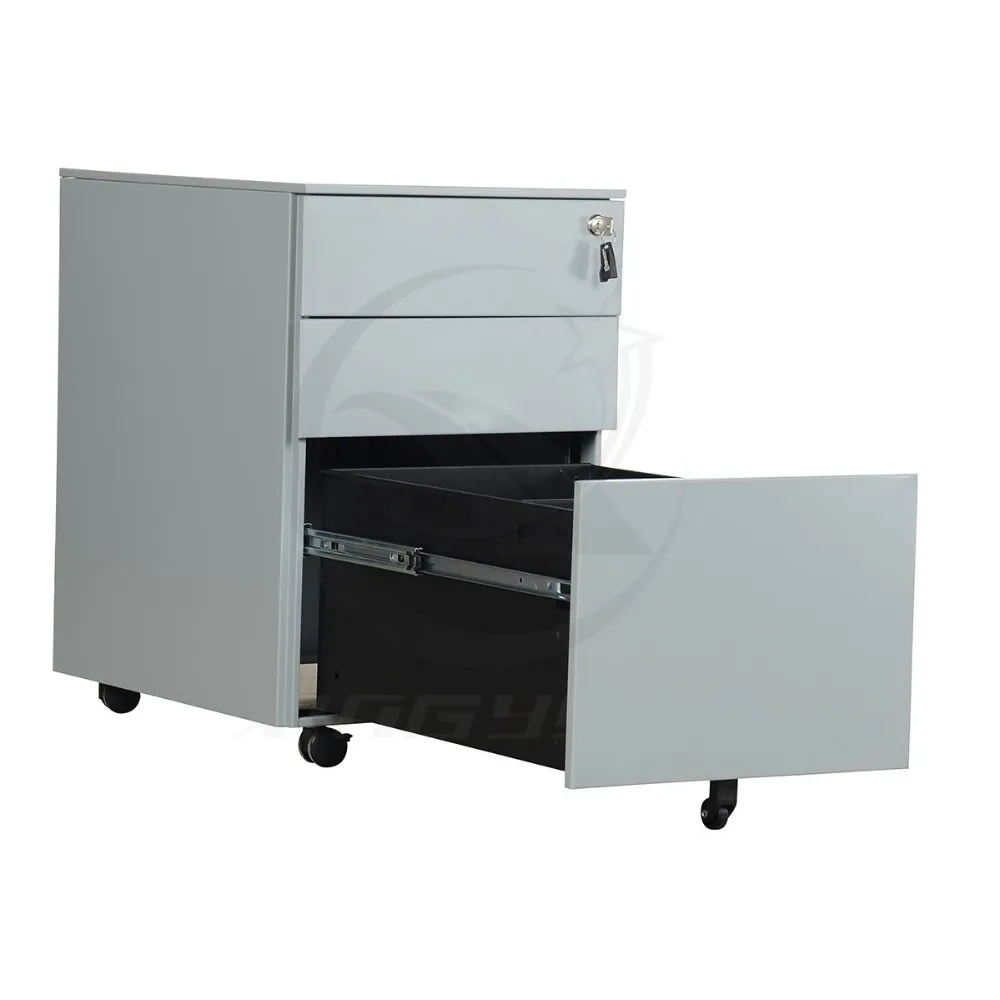 Assembled Mobile 3 Drawer White Under Desk Pedestal File Buy