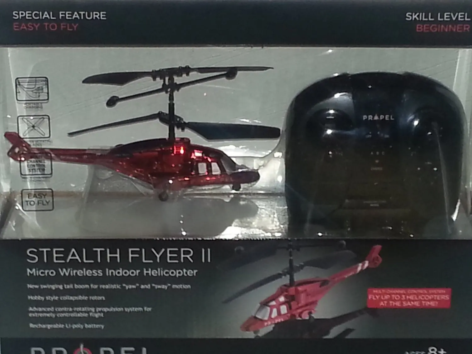 tech toyz aeroblade tactical wireless indoor helicopter