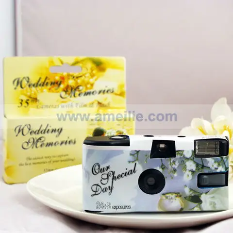 Ap001 Wholesale Cherry Blossom Cheap Wedding Disposable Camera Buy