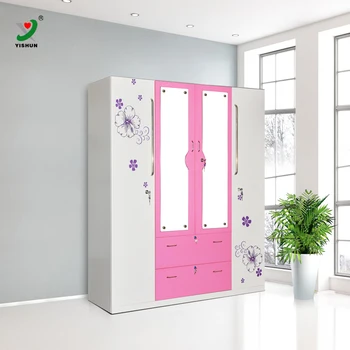 Home Furniture 4 Door Wardrobe Cupboard Godrej Steel Almirah