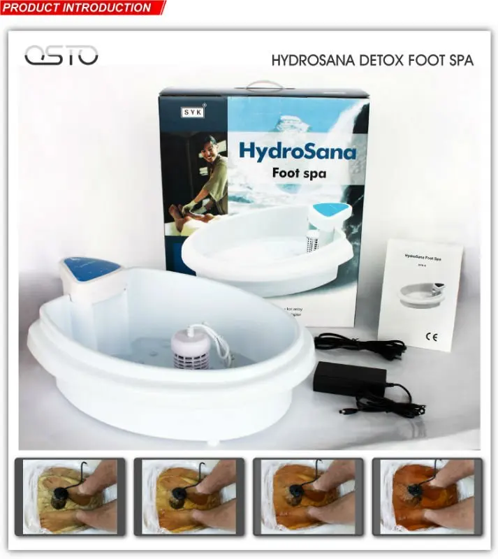 Healthandmed Foot Bath Spa Machine And Ionize Me Elite Ionic Detox