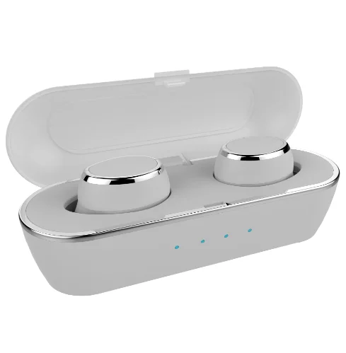 

1000mAh Automatically Headset With Charging Case Wireless Earphone, Black/white