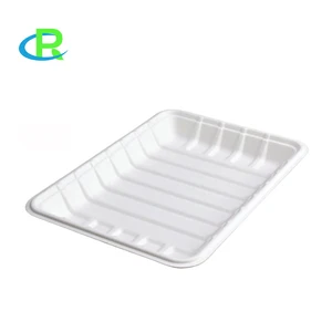 Competitive price biodegradable sugarcane disposable  meat tray for USA market