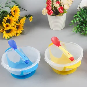 Image of Baby Feeding Accessories Children Tableware Amazon Top Seller Wholesale Pp Material Infant Creative Design Sucker Food Bowl