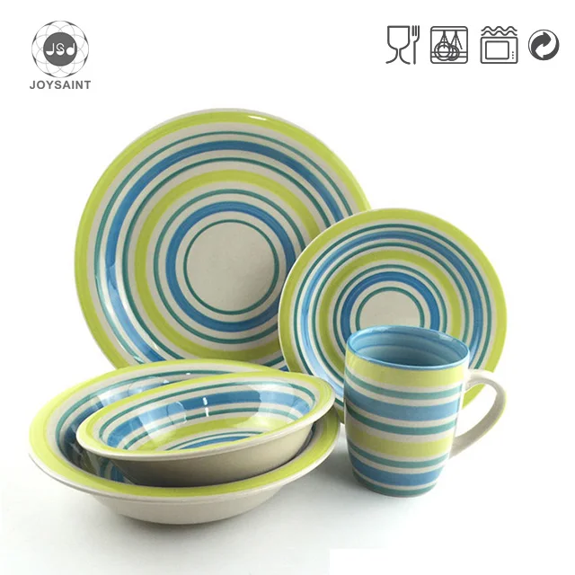 Заводская цена, горячая распродажа, отличная посуда, ручная роспись обеденный сервиз для подарков, 