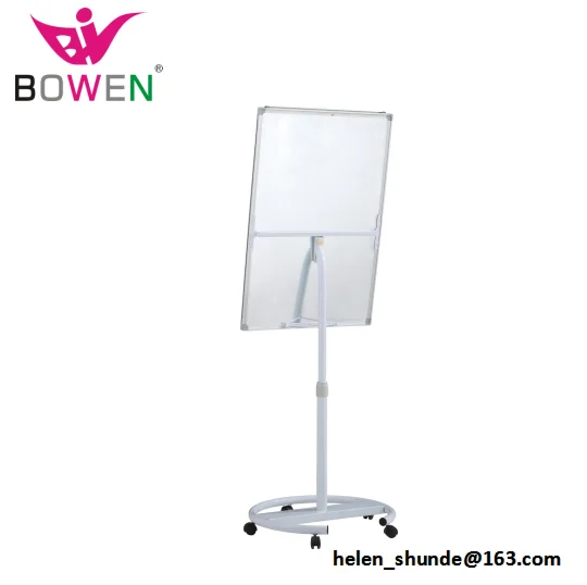 
Mobile Magnetic Whiteboard Dry Erase Board With Easel Wheels Aluminium Frame Flip Chart Stand For Office Supplier 