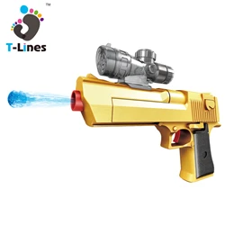 Plastic toy metal gun model with light.jpg