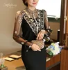 new arrivals 2018 women's clothing wholesale ladies tops latest design lace blouses