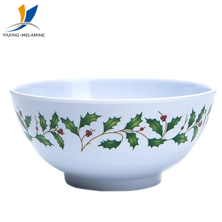 OEM ecofriendly OEM 4.5 inch cheap plastic coconut bowl custom printed tableware wholesale ramen bowl noodle bowl melamine