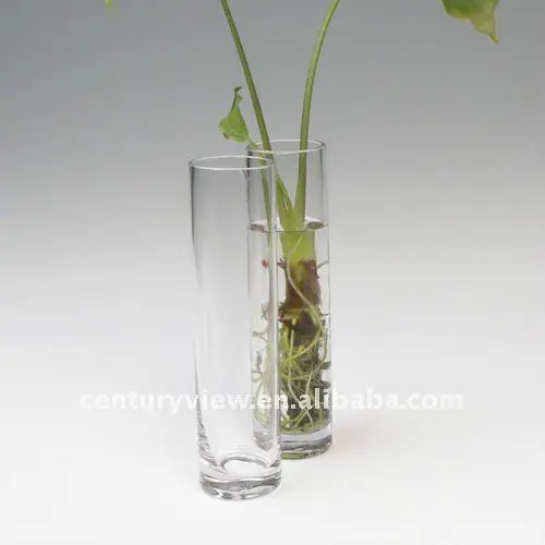 Small Order Thin Cylinder Single Flower Table Glass Vase Buy