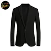 BSCI 2019 Formal business wedding Handmade tailor mens black suit