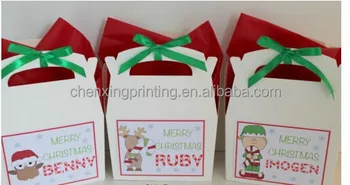 Personalised Childrens Christmas Eve Activity Paper Box Pack Gift Personalised Childrens Christmas Eve Activity Paper Box Pack Gift Bag Favour With Small Note Book