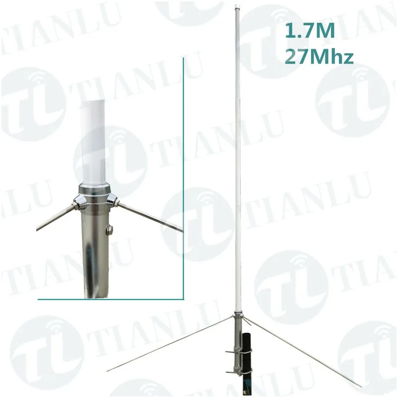 Cb 27mhz Outdoor 1.7meter Base Station Antenna,Cb Roof Base Station