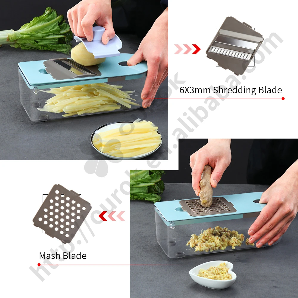 12 In 1 As Seen On Tv Manual Food Slicer And Chopper Vegetable Dicer