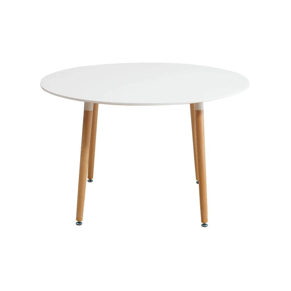 Modern Cheap Round Tables Wood Base Mdf Restaurant White Dining Table Buy Cheap Dining Table
