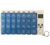 Digital 7days pill reminder pill box case timer w/ alarm electronic medicine Tools Pill Cases