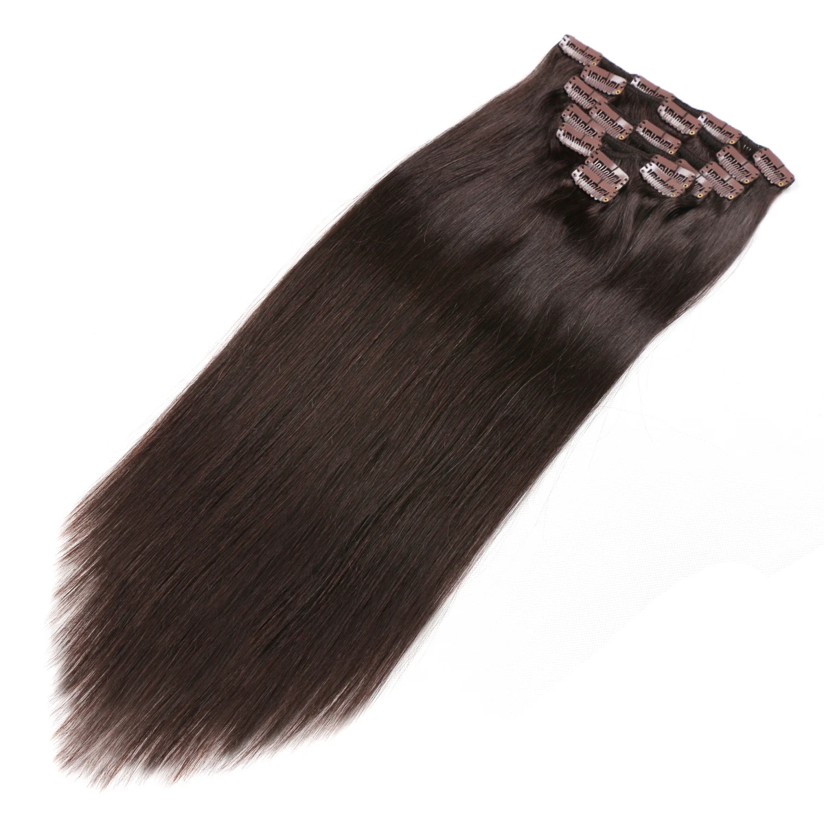 14 36 Inch Ombre Kinky Curly Clip In Human Hair Topper Remy Hair