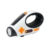 Rechargeable LED Solar Security Torch Light Car Radio Searching Flashlight