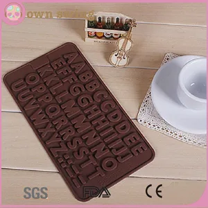 Image of Cake Silicone Alphabet Baking Mold/Letters Alphabet Shaped 3d Silicone Cake Fondant Mold/Chocolate Decorating Silicone Mold Tray