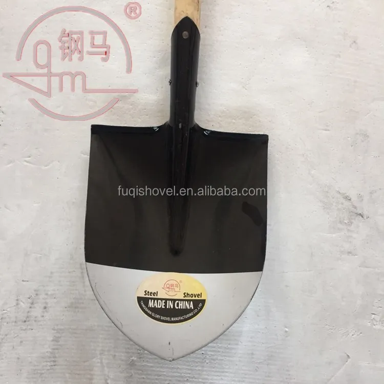 
factory direct sale shovel round shovel with wooden handle shovel chinese cheap shovelS503D 