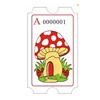 High quality dust free paper Multi-colored customized designs Redemption Raffle Tickets for arcade