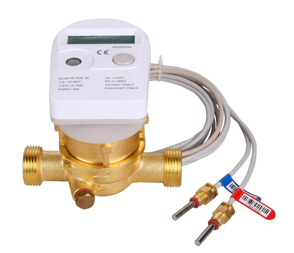 
Detachable single Jet Mechanical heat meter M-BUS, RS-485, Pulse output for choice 